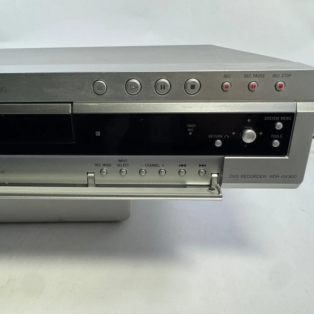 Sony RDR-GX300 Silver DVD Recorder VHS Combo‎ Player Record and Playback